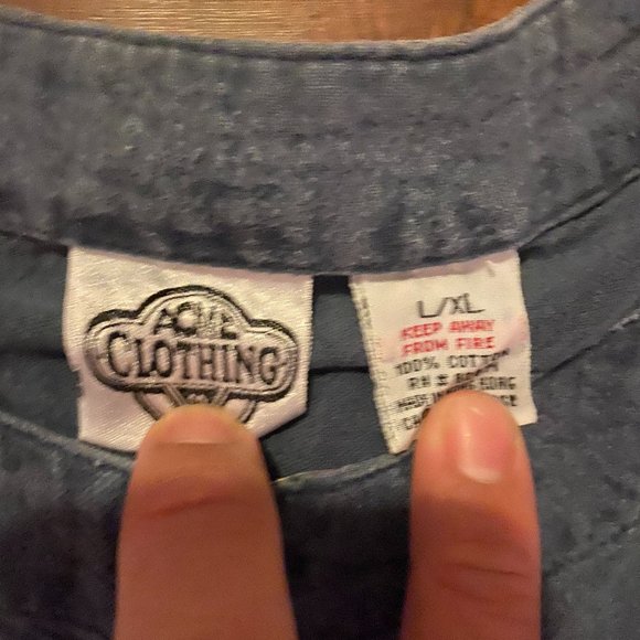 Vintage 1993 Wiley Coyote Road Runner Acme Clothing Looney Tunes Long Big Shirt - Picture 4 of 5